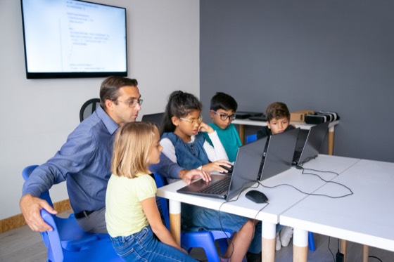A sala de aula digital